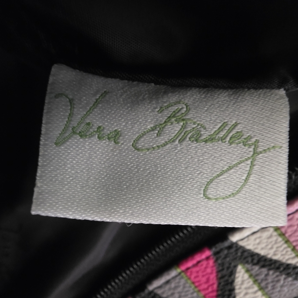 Vera Bradley Retired Large Tote &  Matching Wallet- Moon Drops Pattern - Picture 9 of 14